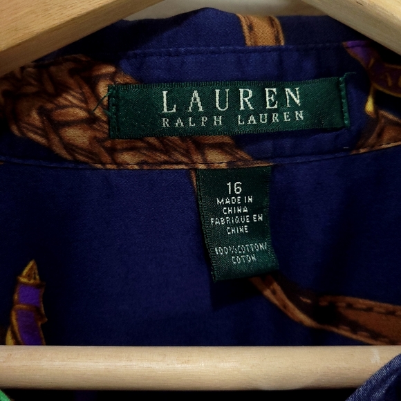Lauren Ralph Lauren Bridle Belts & Crests Shirt - Picture 5 of 9